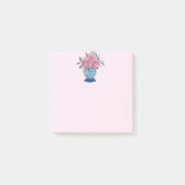 Post-it® Bleu et blanc rose Ginger Jar (Devant)