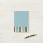 Post-it® Bleu et Brown en aquarelle (Sur un bureau)