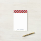 Post-it® Bleu et rouge classique (Sur un bureau)