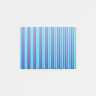 Post-it® Bleu et turquoise bandes bonbons
