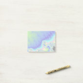 Post-it® Bleu Fractal (Sur un bureau)