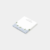 Post-it® Bleu Hydrangea Aquarelle Bordure Petite personnali (Incliné)