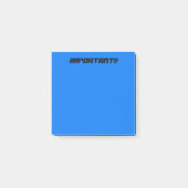 Post-it® Bleu important (Devant)