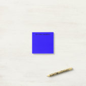 Post-it® Bleu intense/Indigo (Sur un bureau)