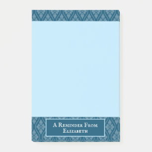 Post-it® Bleu Japonais Défiler Notes personnalisées