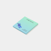 Post-it® Bleu libellule Inspiration Bleu Vert Nature (Incliné)