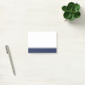 Post-it® Bleu marine et blanc nautique simple (Bureau)