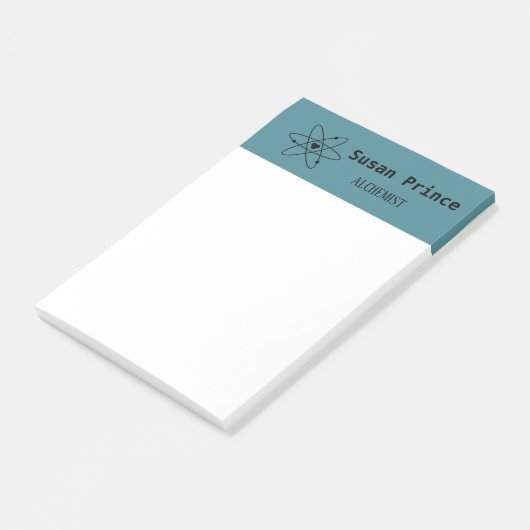 Post-it® bleu minimaliste (Incliné)