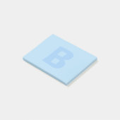 Post-it® Bleu Monogramme Notes (Incliné)