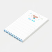 Post-it® Bleu Mouton Poster la note (Incliné)