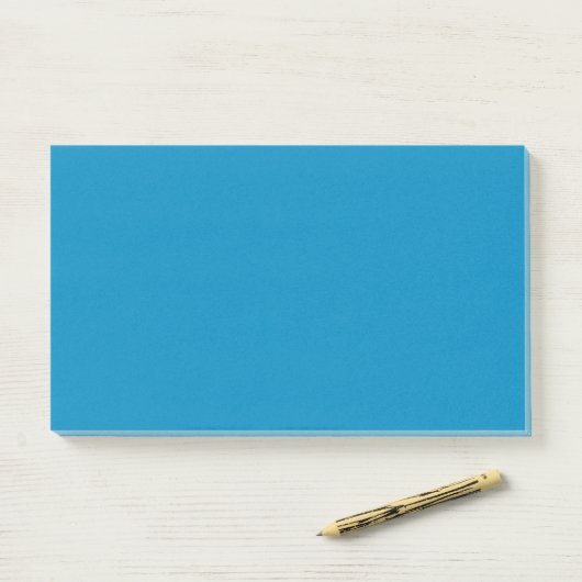 Post-it® Bleu (NCS) (couleur solide) (Sur un bureau)