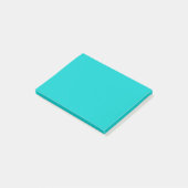 Post-it® Bleu Œuf de Robin Uni | Classique | Élégant (Incliné)