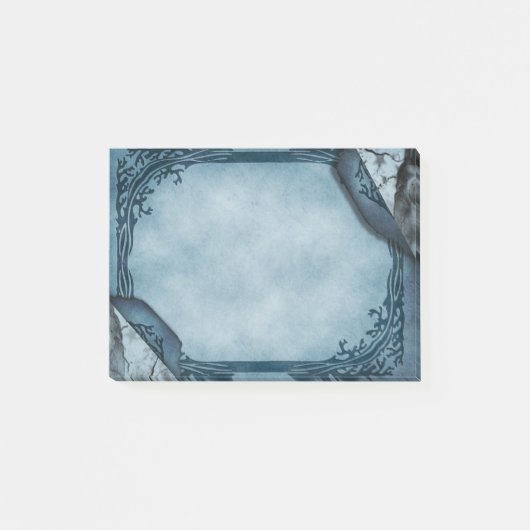 Post-it® Bleu parchemin gothique (Devant)