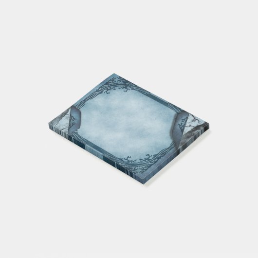 Post-it® Bleu parchemin gothique (Incliné)