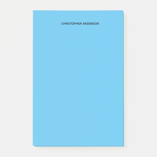 Post-it® Bleu personnalisé (Devant)