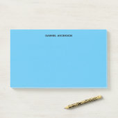 Post-it® Bleu personnalisé (Sur un bureau)