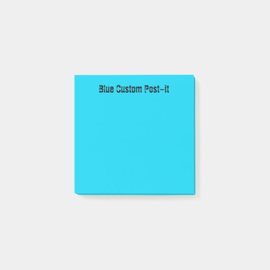 Post-it® Bleu personnalisé (Devant)
