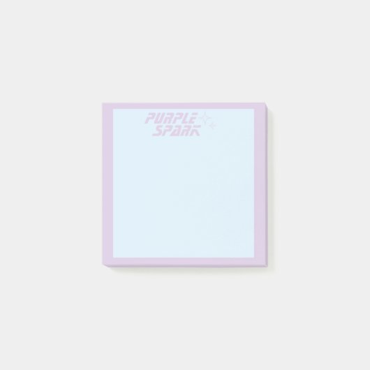 Post-it® Bleu pourpre Petite entreprise (Devant)