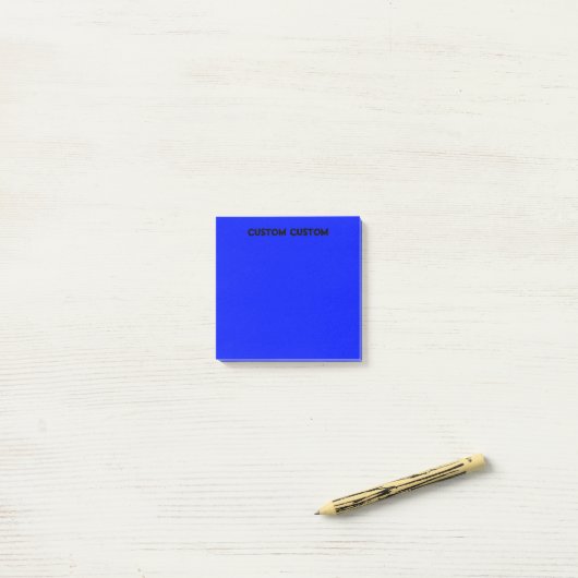 Post-it® Bleu profond (Sur un bureau)