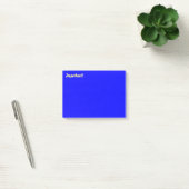Post-it® Bleu profond important (Bureau)