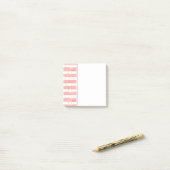 Post-it® Bleu rose | Faux Gold Confetti (Sur un bureau)