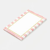 Post-it® Bleu rose | Faux Gold Confetti (Incliné)