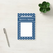 Post-it® Bleu Royal à pois (Bureau)