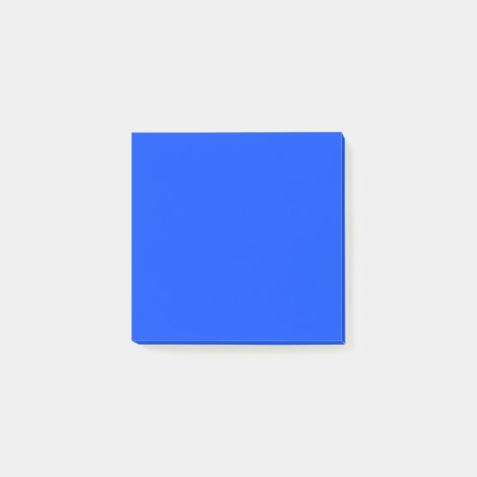 Post-it® Bleu (RYB) (couleur solide) (Devant)