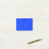 Post-it® Bleu simple (Sur un bureau)