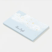 Post-it® Bleu Sky Gold Stars (Incliné)