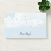 Post-it® Bleu Sky Gold Stars (Bureau)