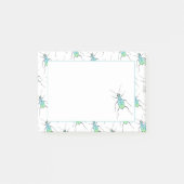 Post-it® Bleu Tigre Beetle Log Bug (Devant)