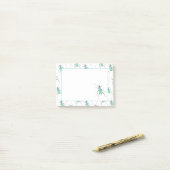 Post-it® Bleu Tigre Beetle Log Bug (Sur un bureau)