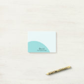 Post-it® Bleu tourbillons père de l'école à domicile (Sur un bureau)