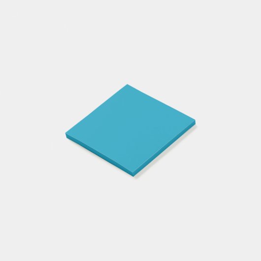 Post-it® Bleu-vert (couleur unie) (Incliné)