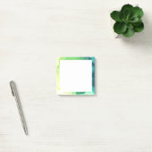 Post-it® Bleu Vert Océan Abstrait (Bureau)