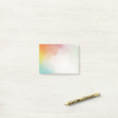 Post-it® Bleu vert violet rose rouge jaune Abstrait Art (Sur un bureau)