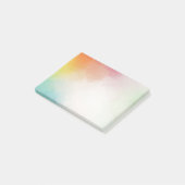 Post-it® Bleu vert violet rose rouge jaune Abstrait Art (Incliné)