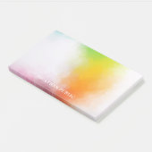 Post-it® Bleu violet vert rouge orange jaune Modèle (Incliné)