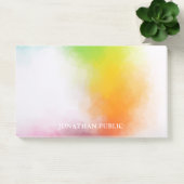 Post-it® Bleu violet vert rouge orange jaune Modèle (Bureau)