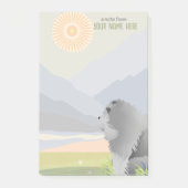 Post-it® BLEUE ROUGH CHOW Notes collantes (Devant)