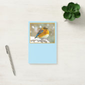Post-it® Bleuet de l'Est en neige - Photo originale (Bureau)