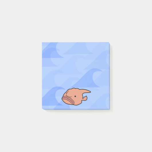 Post-it® Blobfish Post it Notes (Devant)