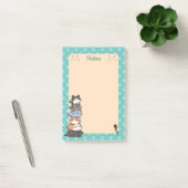 Post-it® Bloc de chats notes personnalisées (Bureau)