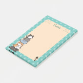 Post-it® Bloc de chats notes personnalisées (Incliné)