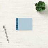 Post-it® Bloc de couleur bleu moderne (Bureau)