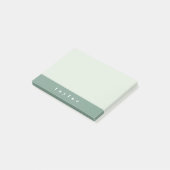 Post-it® Bloc de couleur menthe (Incliné)