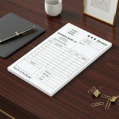 Post-it® Bloc de factures personnalisables avec logo d'entr