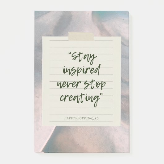 Post-it® Bloc-notes (Devant)