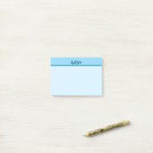 Post-it® Bloc-notes adhésif bleu Christian AMEN Typologie d (Sur un bureau)